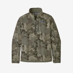 Men’s camo Patagonia 1/4 zip fleece